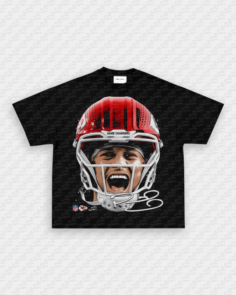BIG FACE PATRICK MAHOMES TEE - VIP - GAME CHANGERS - GAME CHANGERS GRAPHIC TEE