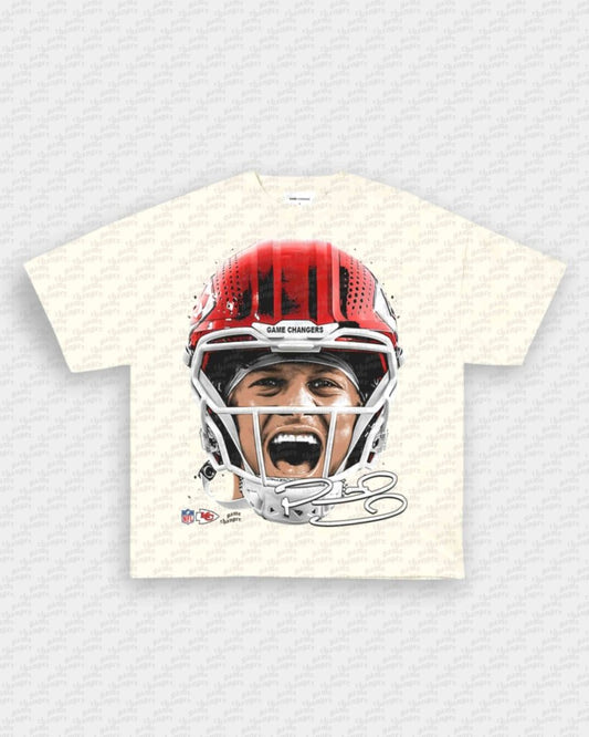 BIG FACE PATRICK MAHOMES TEE - VIP - GAME CHANGERS - GAME CHANGERS GRAPHIC TEE