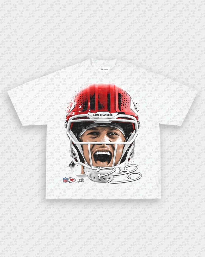 BIG FACE PATRICK MAHOMES TEE - VIP - GAME CHANGERS - GAME CHANGERS GRAPHIC TEE