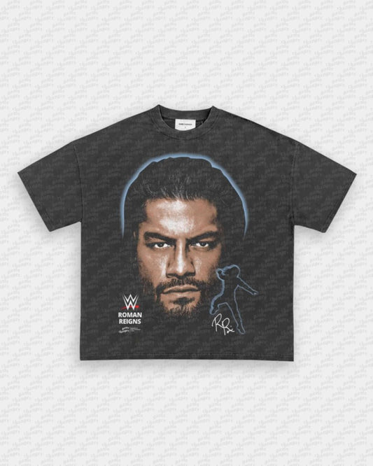 BIG FACE ROMAN REIGNS V2 TEE - VIP - GAME CHANGERS - GAME CHANGERS GRAPHIC TEE