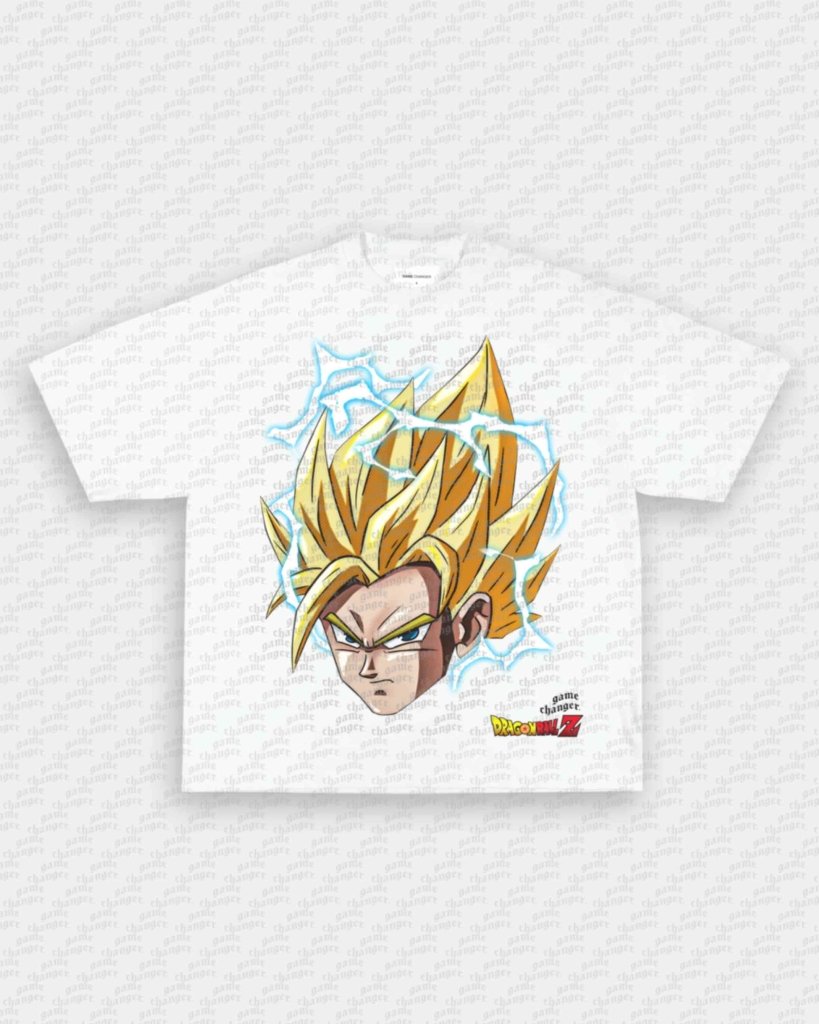 BIG FACE SSJ GOKU TEE - VIP - GAME CHANGERS GRAPHIC TEE