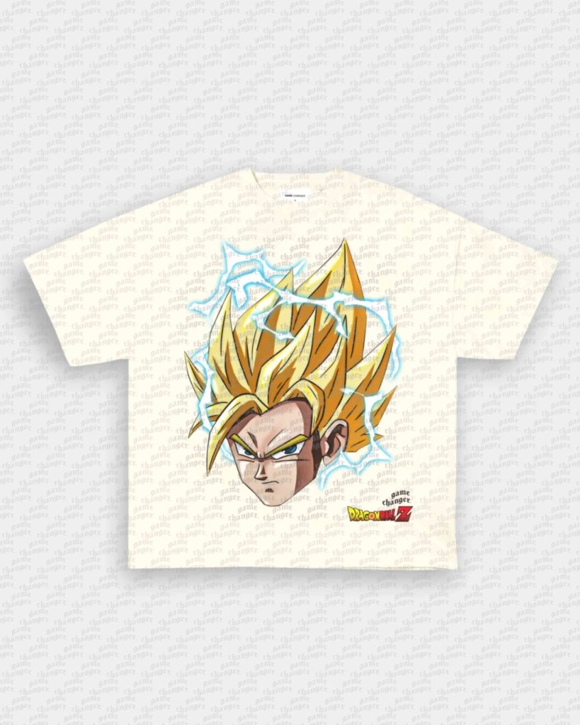 BIG FACE SSJ GOKU TEE - VIP - GAME CHANGERS GRAPHIC TEE