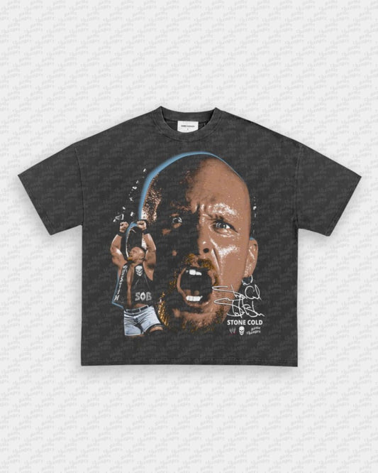 BIG FACE STEVE AUSTIN TEE - VIP - GAME CHANGERS - GAME CHANGERS GRAPHIC TEE