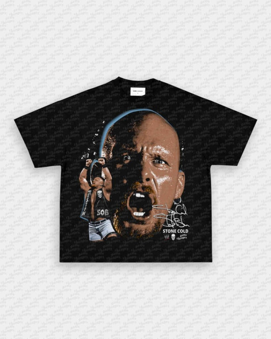 BIG FACE STEVE AUSTIN TEE - VIP - GAME CHANGERS - GAME CHANGERS GRAPHIC TEE