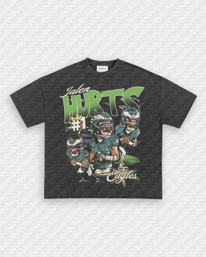 BIG HEAD JALEN HURTS TEE - VIP - GAME CHANGERS GRAPHIC TEE