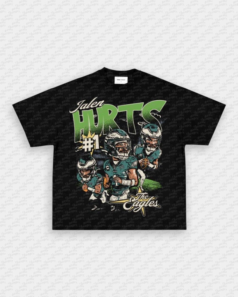 BIG HEAD JALEN HURTS TEE - VIP - GAME CHANGERS GRAPHIC TEE