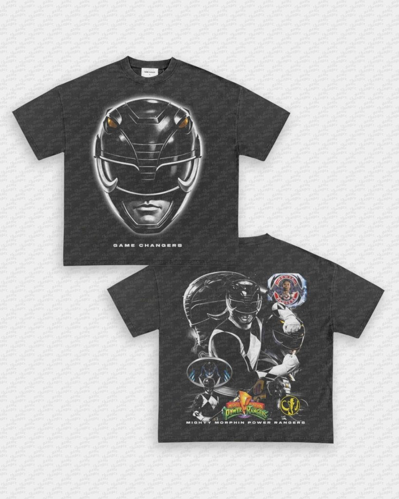 BLACK RANGER V3 TEE - [DS] - VIP - GAME CHANGERS - GAME CHANGERS GRAPHIC TEE