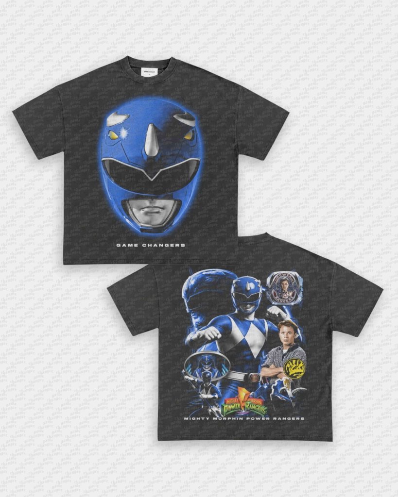 BLUE RANGER V3 TEE - [DS] - VIP - GAME CHANGERS - GAME CHANGERS GRAPHIC TEE
