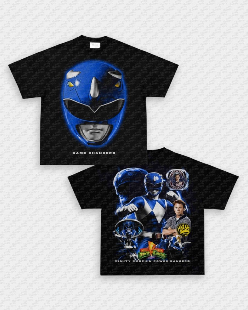 BLUE RANGER V3 TEE - [DS] - VIP - GAME CHANGERS - GAME CHANGERS GRAPHIC TEE