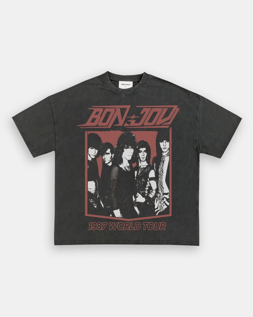 BON JOVI 1987 TEE - VIP - GAME CHANGERS - GAME CHANGERS GRAPHIC TEE