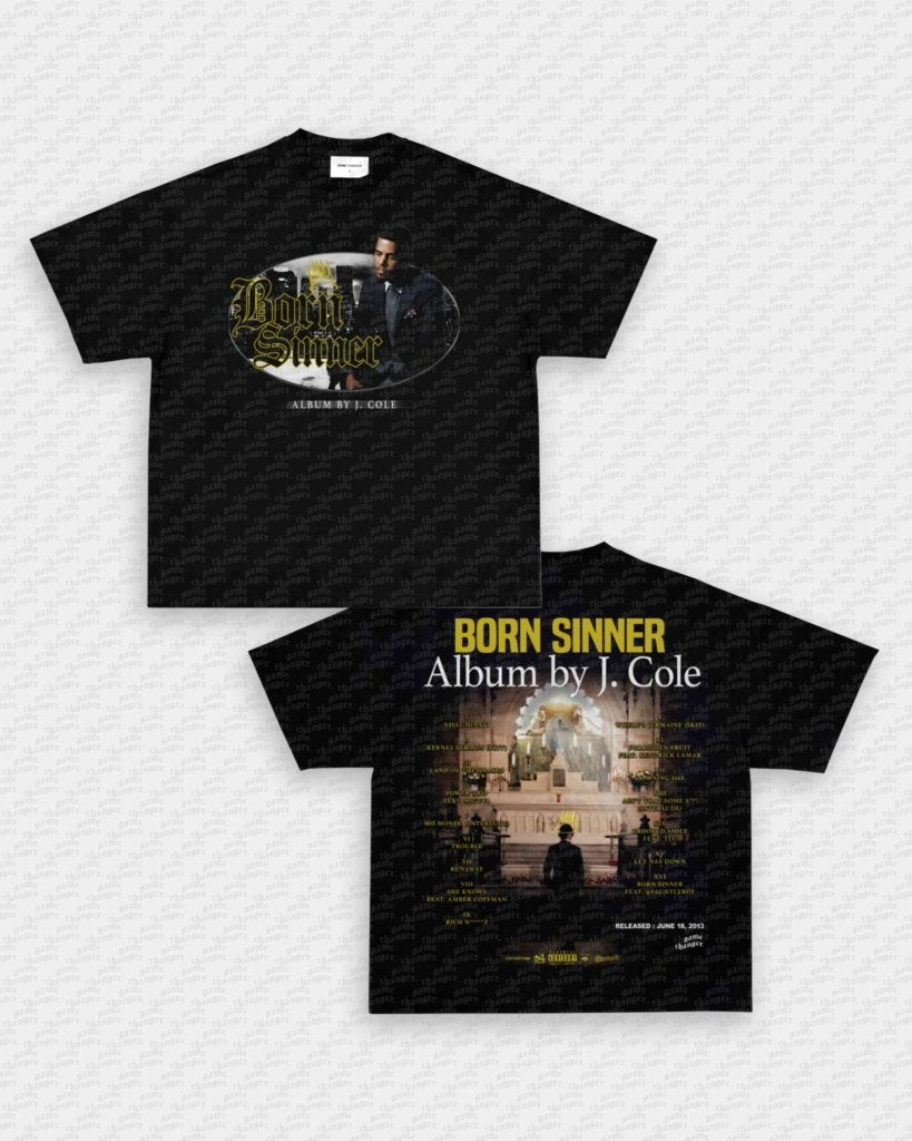 BORN SINNER TEE - [DS] - VIP - GAME CHANGERS - GAME CHANGERS GRAPHIC TEE