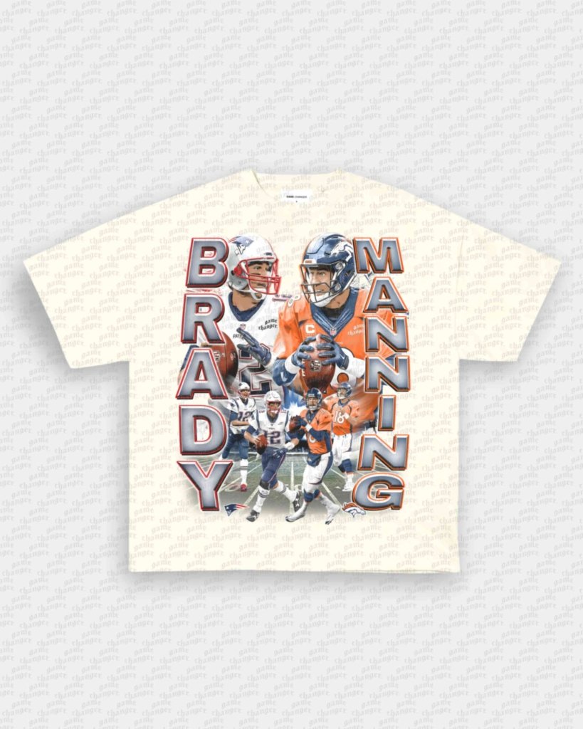 BRADY VS MANNING TEE - VIP - GAME CHANGERS - GAME CHANGERS GRAPHIC TEE