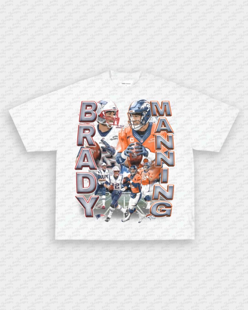 BRADY VS MANNING TEE - VIP - GAME CHANGERS - GAME CHANGERS GRAPHIC TEE