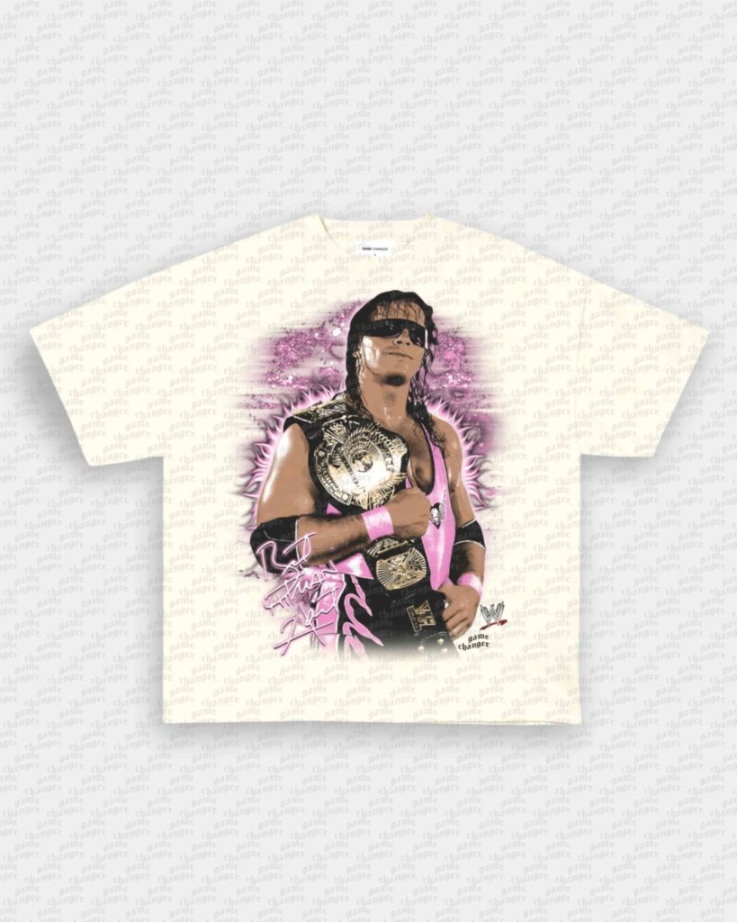 BRET HART V4 TEE - VIP - GAME CHANGERS - GAME CHANGERS GRAPHIC TEE