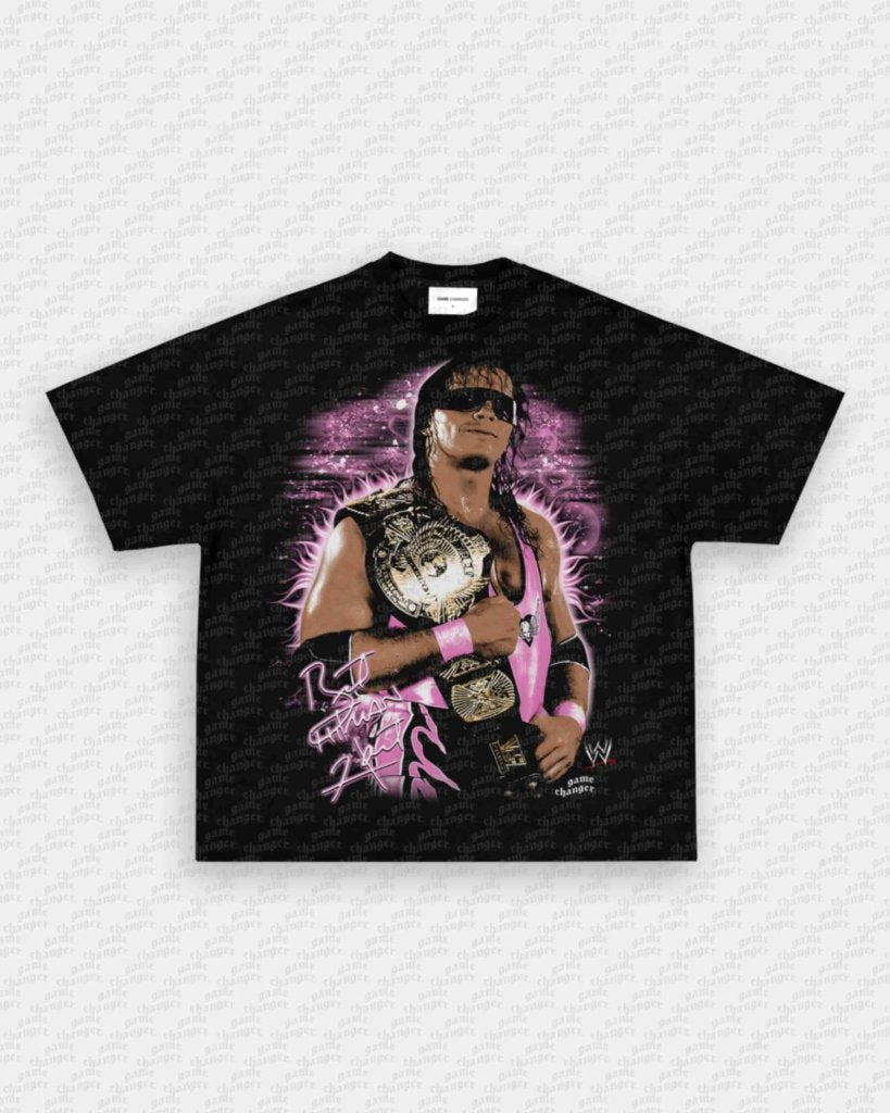 BRET HART V4 TEE - VIP - GAME CHANGERS - GAME CHANGERS GRAPHIC TEE
