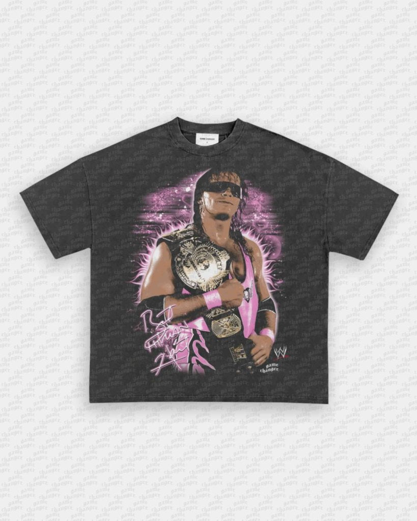 BRET HART V4 TEE - VIP - GAME CHANGERS - GAME CHANGERS GRAPHIC TEE
