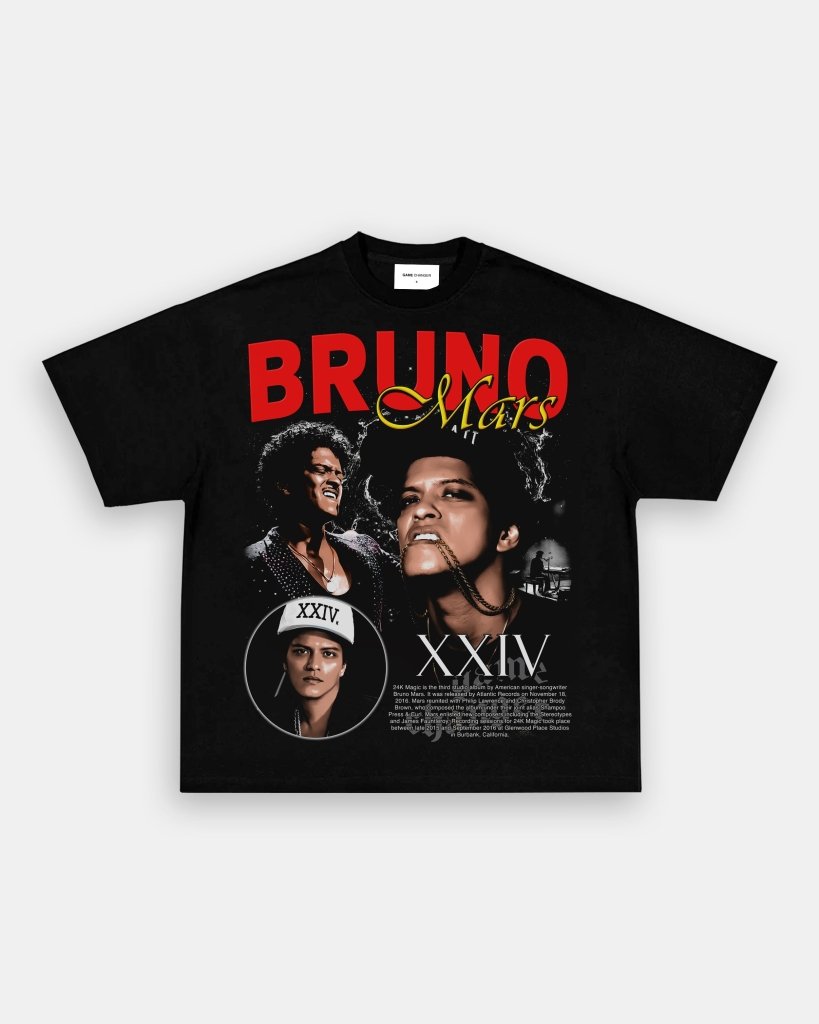 BRUNO MARS V4 TEE - VIP - GAME CHANGERS TEE