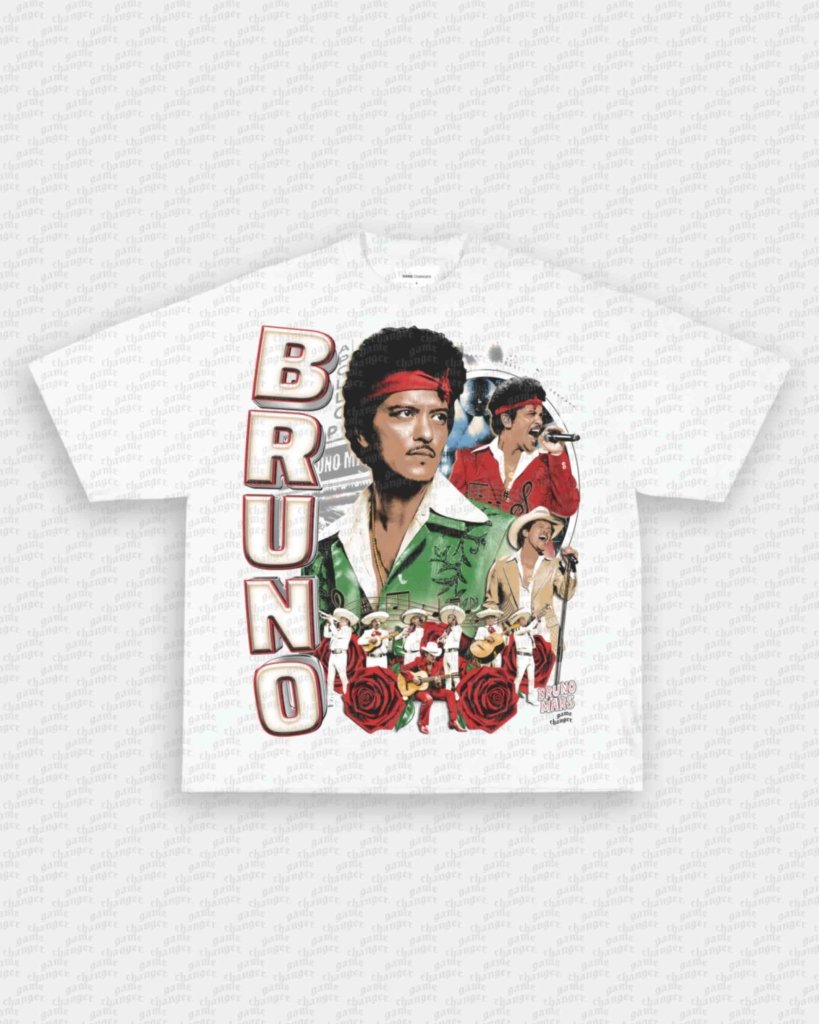 BRUNO MARS V5 TEE - VIP - GAME CHANGERS - GAME CHANGERS GRAPHIC TEE