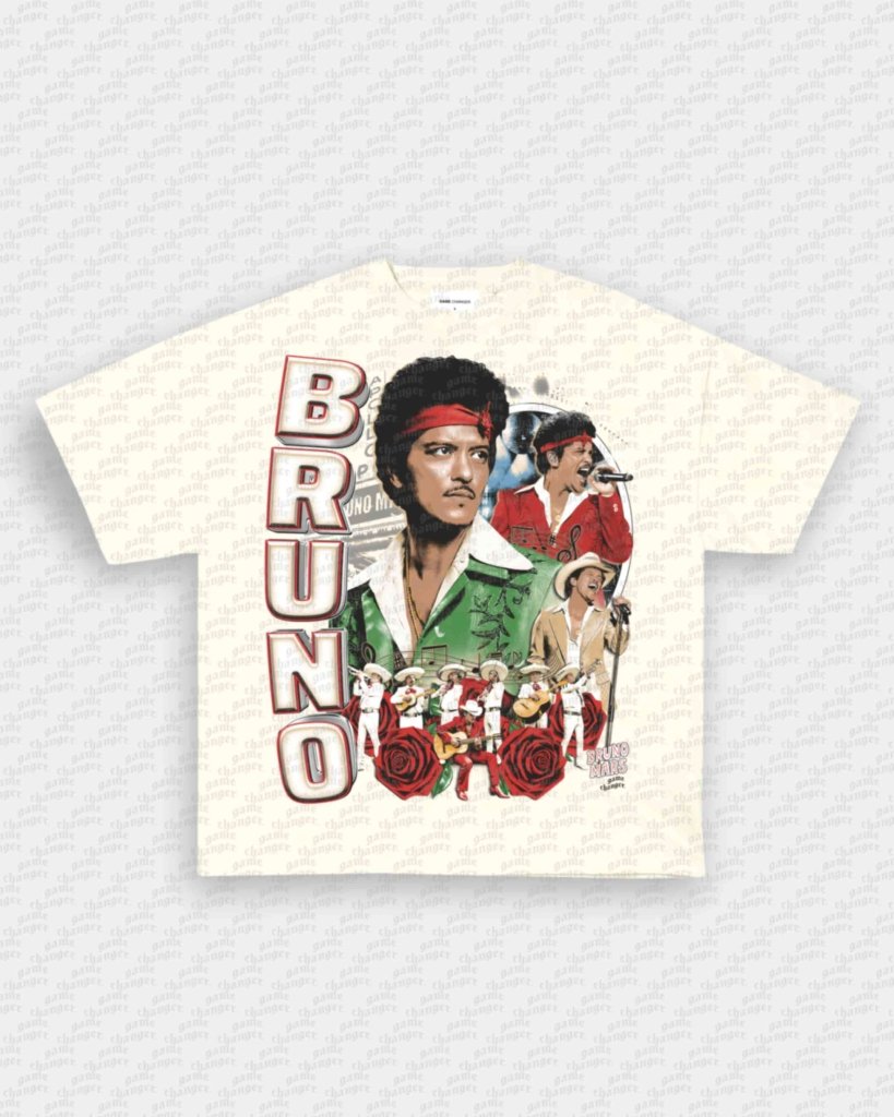 BRUNO MARS V5 TEE - VIP - GAME CHANGERS - GAME CHANGERS GRAPHIC TEE