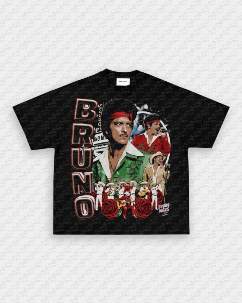 BRUNO MARS V5 TEE - VIP - GAME CHANGERS - GAME CHANGERS GRAPHIC TEE