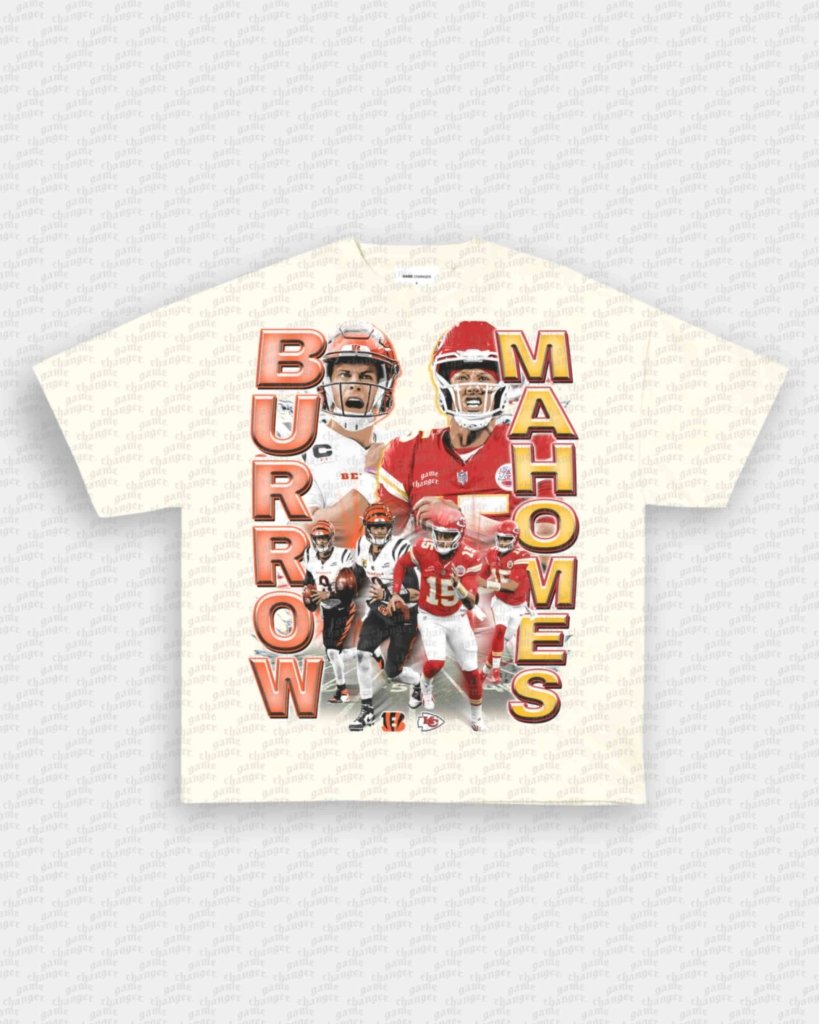 BURROW VS MAHOMES TEE - VIP - GAME CHANGERS - GAME CHANGERS GRAPHIC TEE
