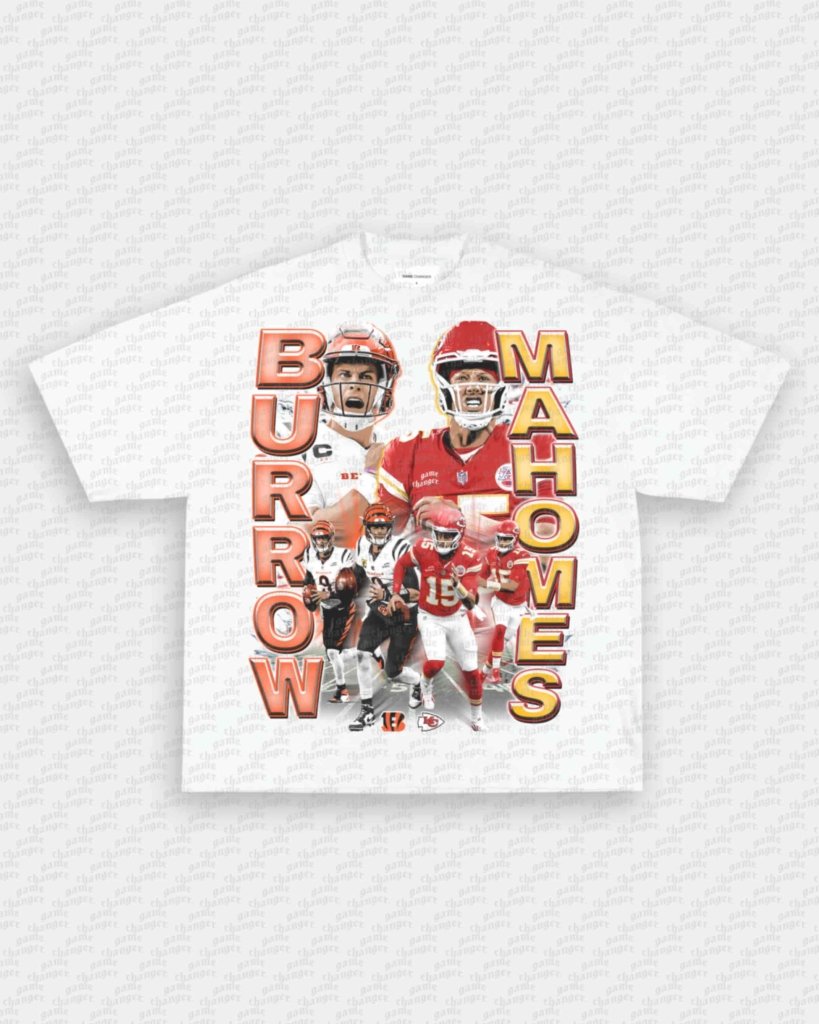 BURROW VS MAHOMES TEE - VIP - GAME CHANGERS - GAME CHANGERS GRAPHIC TEE