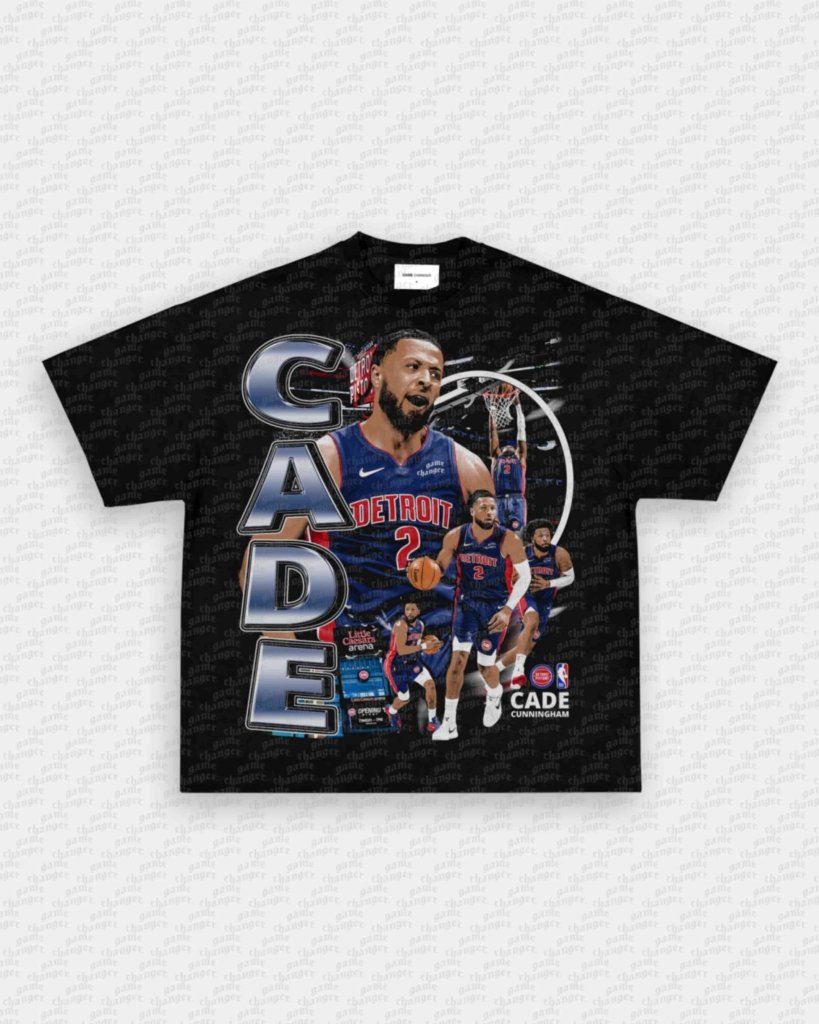 CADE CUNNINGHAM V3 TEE - VIP - GAME CHANGERS - GAME CHANGERS GRAPHIC TEE