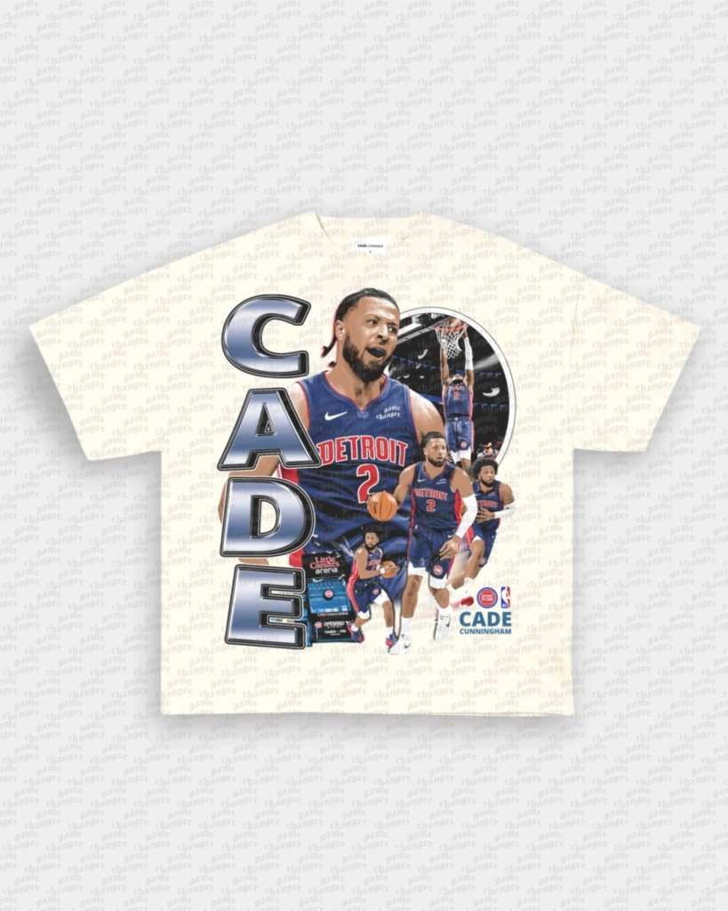 CADE CUNNINGHAM V3 TEE - VIP - GAME CHANGERS - GAME CHANGERS GRAPHIC TEE