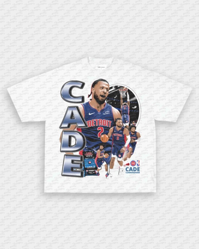 CADE CUNNINGHAM V3 TEE - VIP - GAME CHANGERS - GAME CHANGERS GRAPHIC TEE