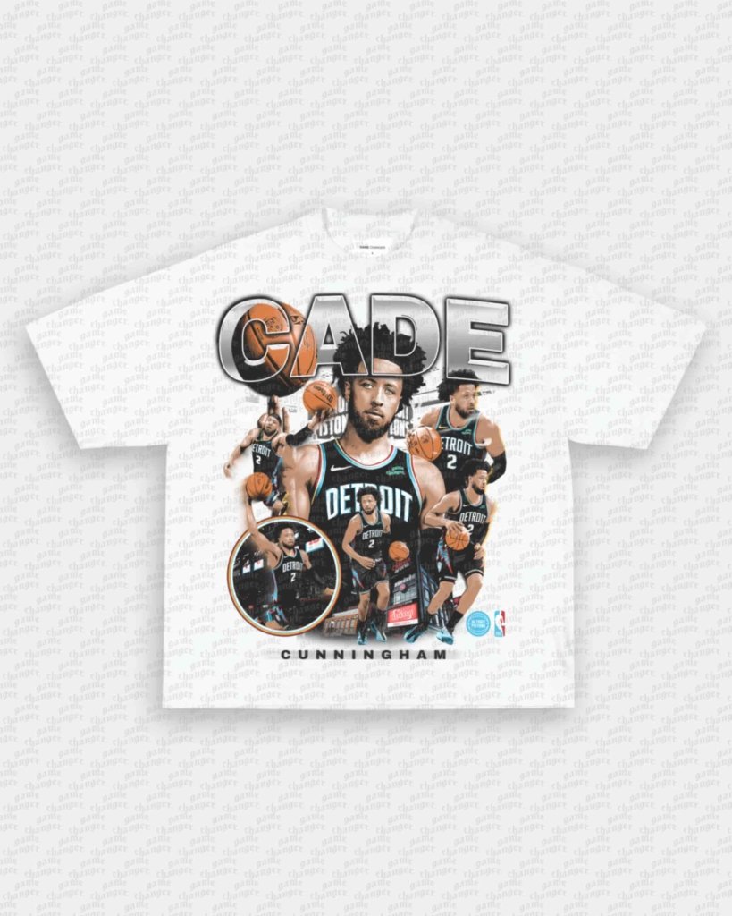 CADE CUNNINGHAM V4 TEE - VIP - GAME CHANGERS - GAME CHANGERS GRAPHIC TEE