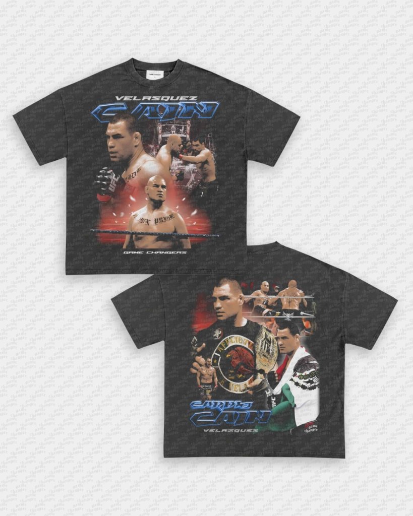 CAIN VELASQUEZ TEE - [DS] - VIP - GAME CHANGERS - GAME CHANGERS GRAPHIC TEE