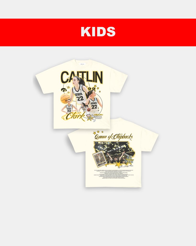CAITLIN CLARK - KIDS TEE - [DS] - VIP - GAME CHANGERS TEE