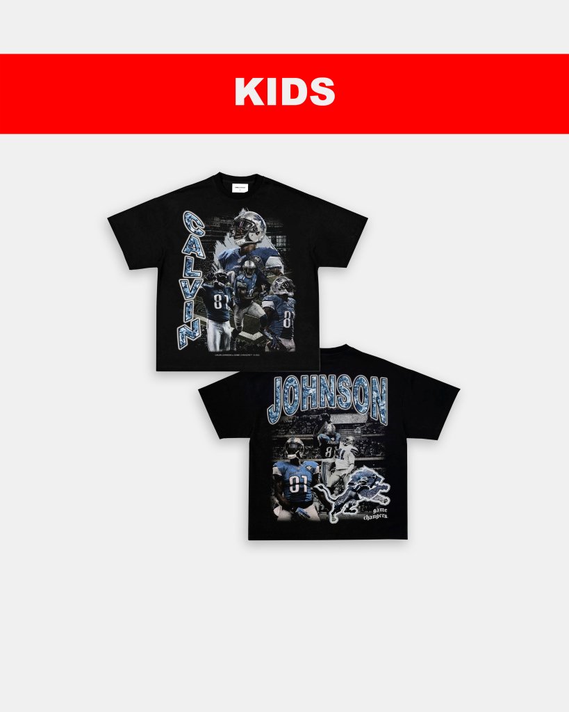 CALVIN JOHNSON - KIDS TEE [DS] - VIP - GAME CHANGERS TEE