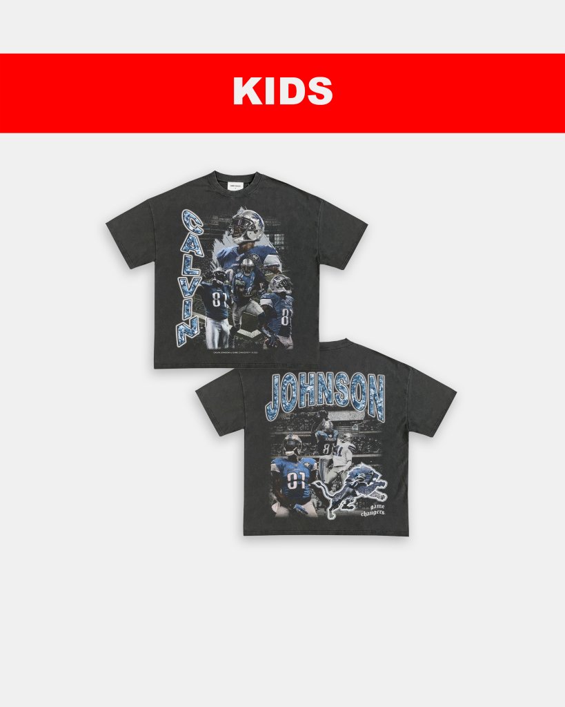 CALVIN JOHNSON - KIDS TEE [DS] - VIP - GAME CHANGERS TEE