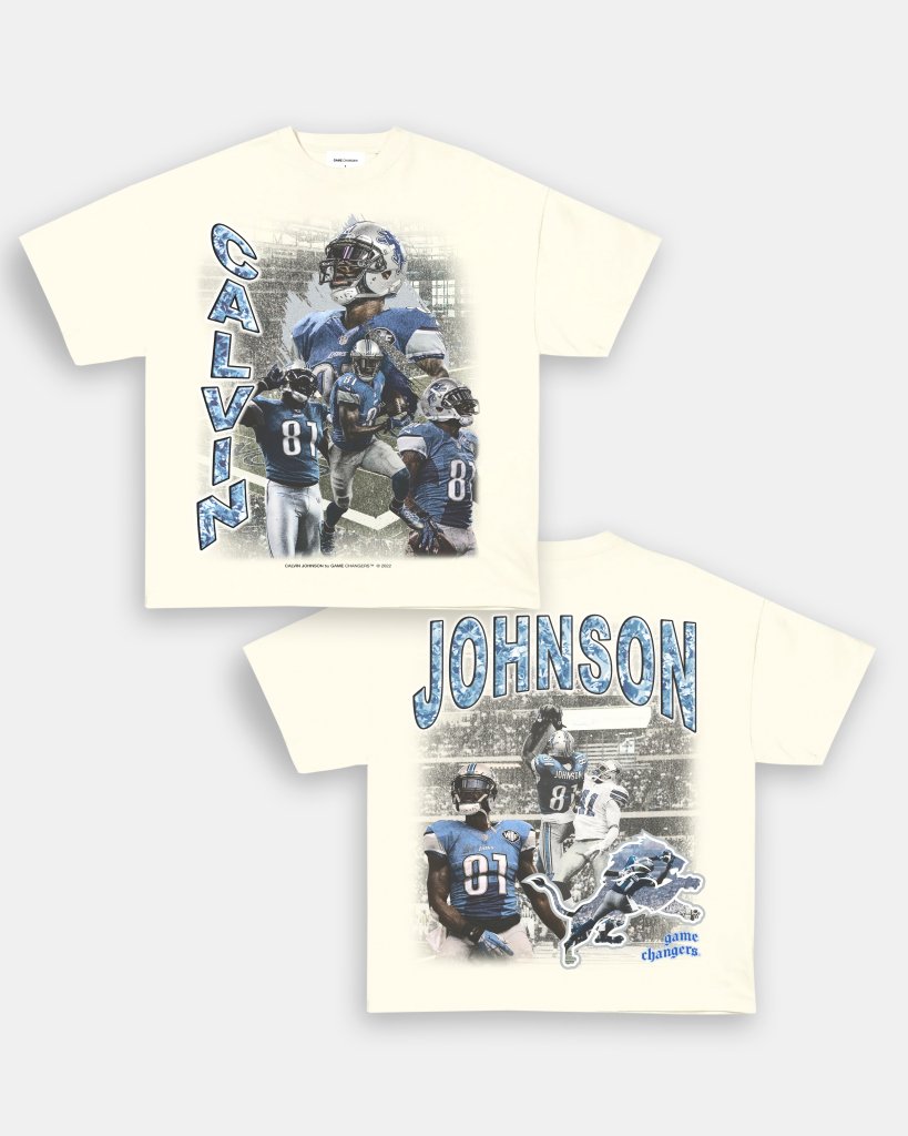 CALVIN JOHNSON TEE - [DS] - VIP - GAME CHANGERS TEE