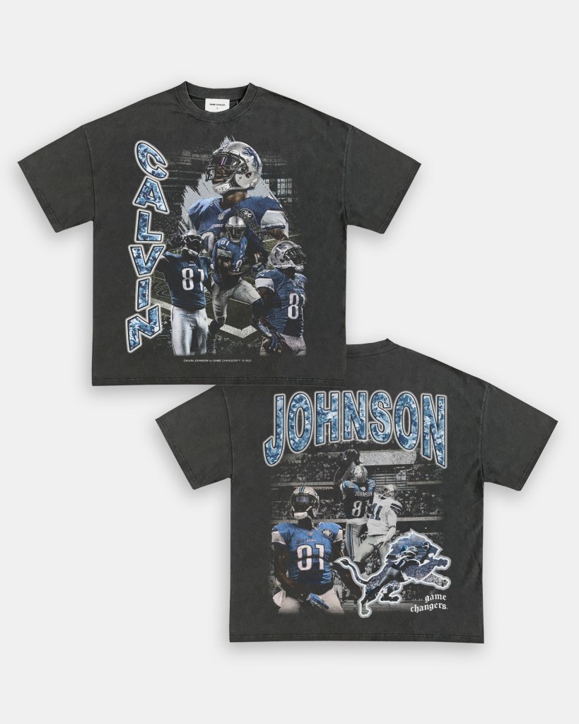 CALVIN JOHNSON TEE - [DS] - VIP - GAME CHANGERS TEE
