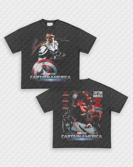 CAPTAIN AMERICA BNW TEE - [DS] - VIP - GAME CHANGERS - GAME CHANGERS GRAPHIC TEE