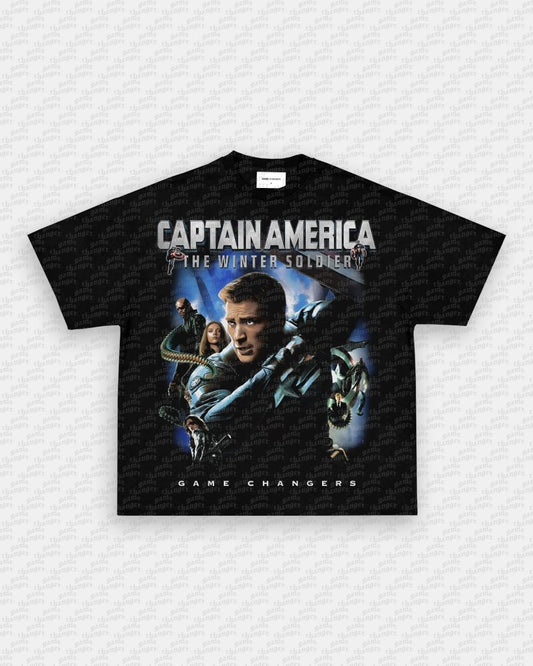 CAPTAIN AMERICA TWS V2 TEE - VIP - GAME CHANGERS TEE