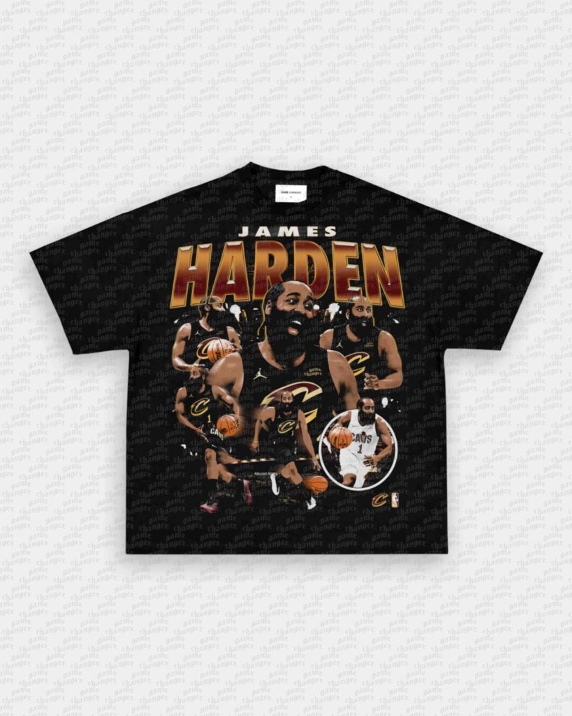 CAVS HARDEN TEE - VIP - GAME CHANGERS - GAME CHANGERS GRAPHIC TEE