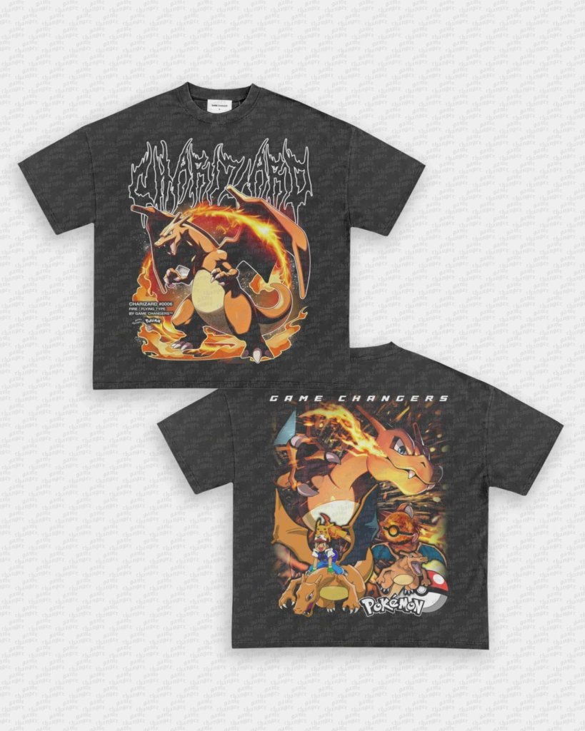 CHARIZARD TEE - [DS] - VIP - GAME CHANGERS - GAME CHANGERS GRAPHIC TEE