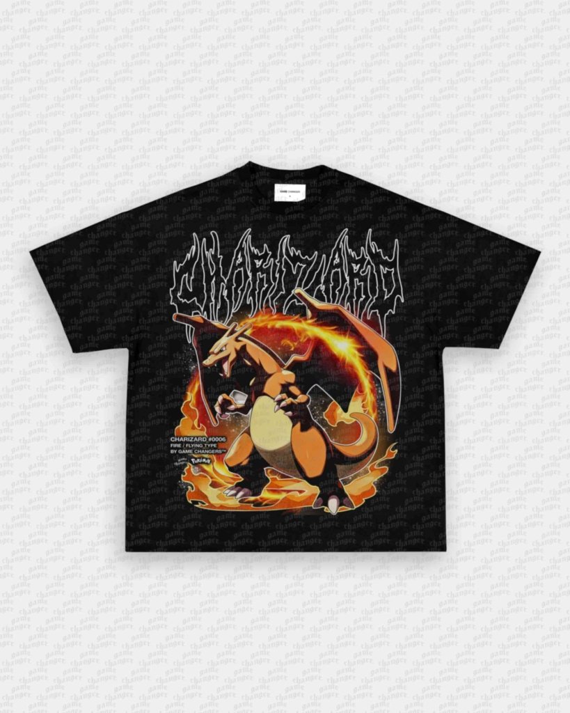 CHARIZARD V2 TEE - VIP - GAME CHANGERS - GAME CHANGERS GRAPHIC TEE
