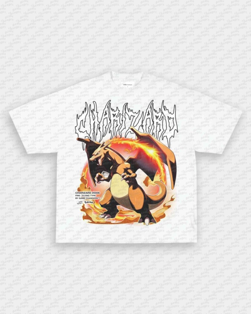 CHARIZARD V2 TEE - VIP - GAME CHANGERS - GAME CHANGERS GRAPHIC TEE