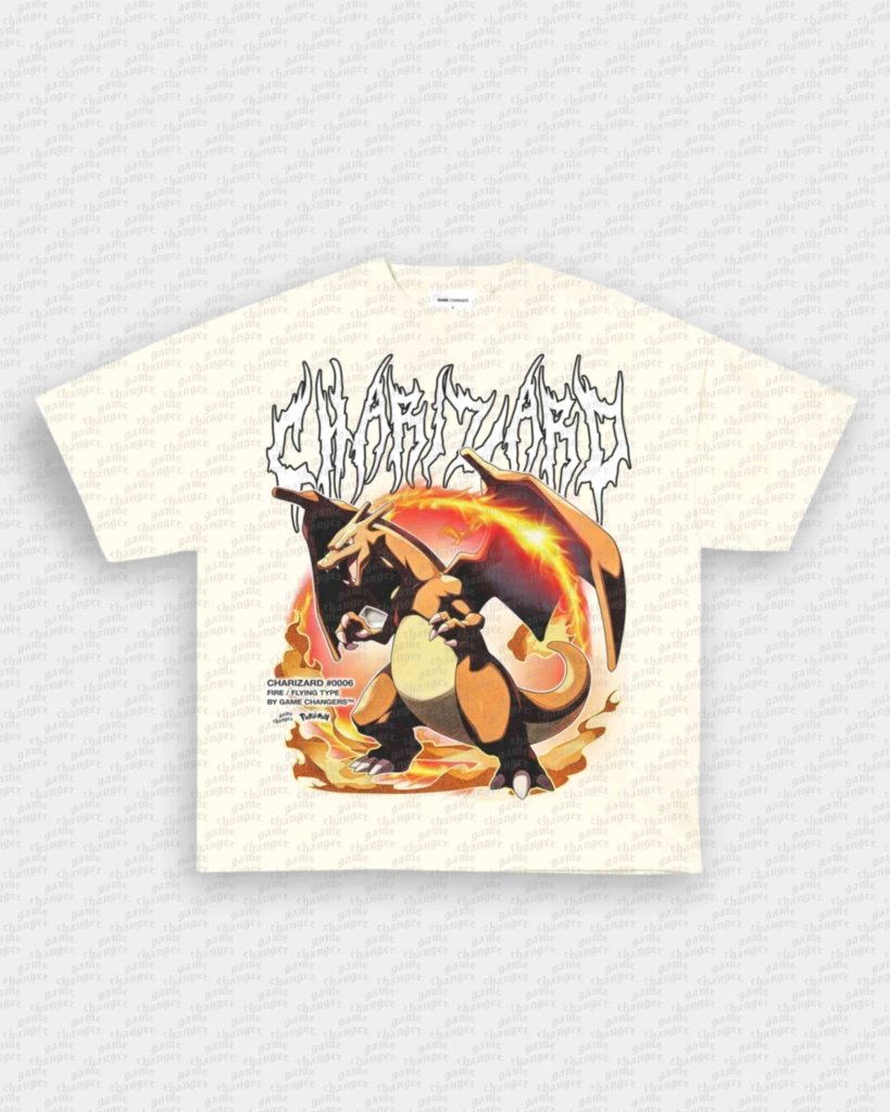 CHARIZARD V2 TEE - VIP - GAME CHANGERS - GAME CHANGERS GRAPHIC TEE