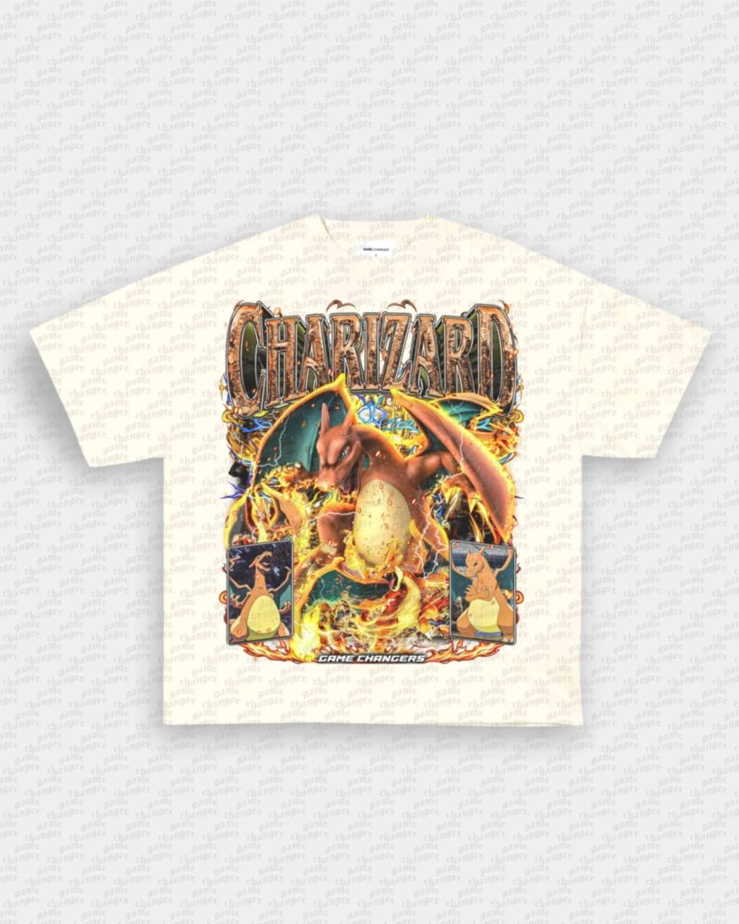 CHARIZARD V3 TEE - VIP - GAME CHANGERS - GAME CHANGERS GRAPHIC TEE