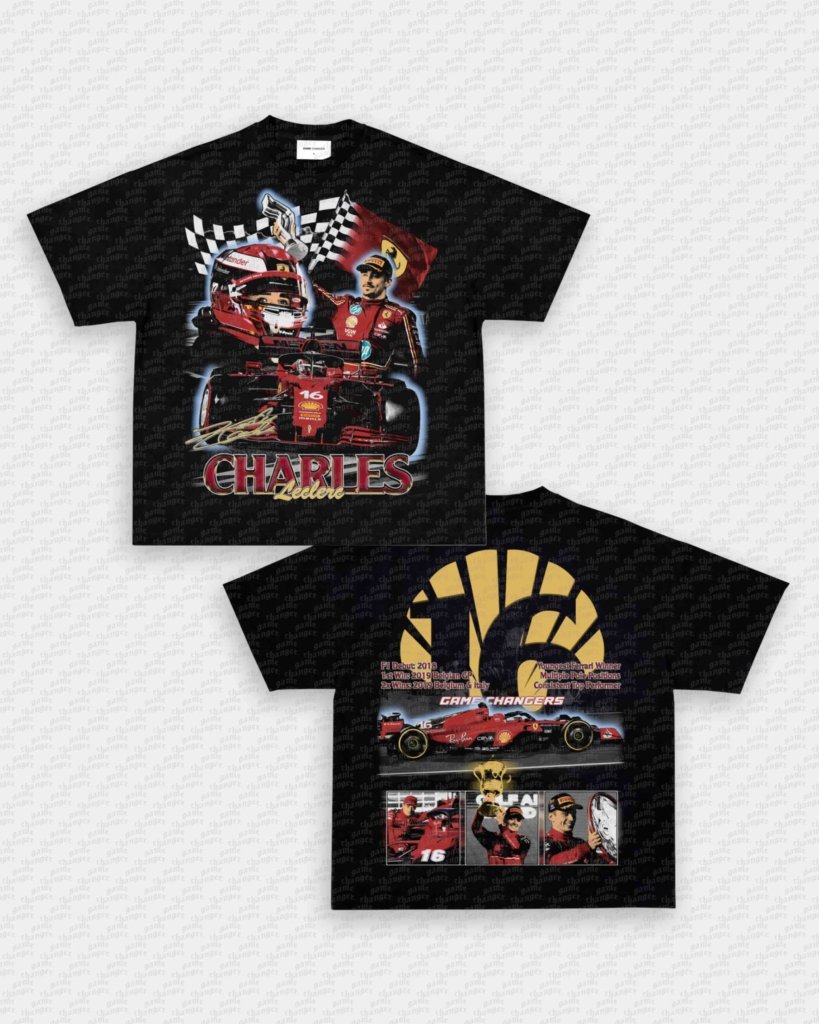 CHARLES LECLERC V2 TEE - [DS] - VIP - GAME CHANGERS - GAME CHANGERS GRAPHIC TEE
