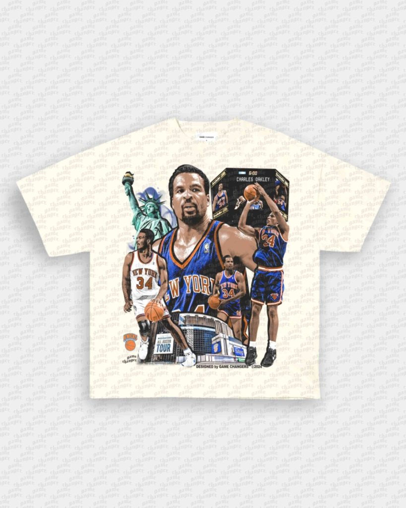 CHARLES OAKLEY TEE - VIP - GAME CHANGERS - GAME CHANGERS GRAPHIC TEE