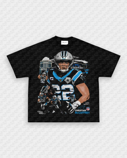 CHRISTIAN MCCAFFREY - PANTHERS TEE - VIP - GAME CHANGERS GRAPHIC TEE