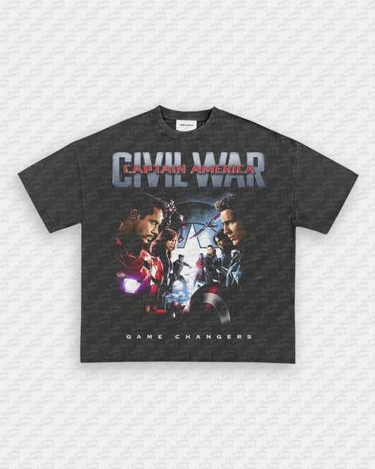 CIVIL WAR V2 TEE - VIP - GAME CHANGERS TEE