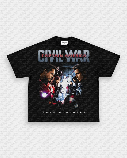 CIVIL WAR V2 TEE - VIP - GAME CHANGERS TEE