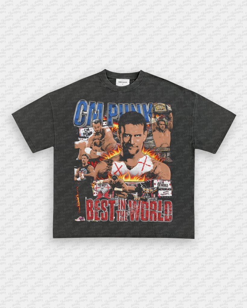 CM PUNK V3 TEE - VIP - GAME CHANGERS TEE